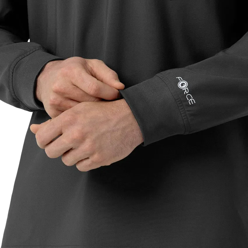 Force Cross-Flex scrubshirt met ronde hals en lange armstukken