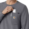 Force Cross-Flex scrubshirt met ronde hals en lange armstukken