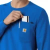 Force Cross-Flex scrubshirt met ronde hals en lange armstukken