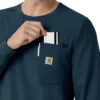 Force Cross-Flex scrubshirt met ronde hals en lange armstukken