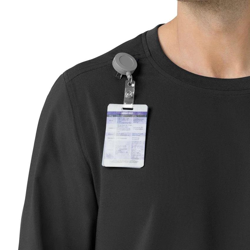 Force Cross-Flex scrubshirt met ronde hals en lange armstukken