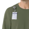 Force Cross-Flex scrubshirt met ronde hals en lange armstukken