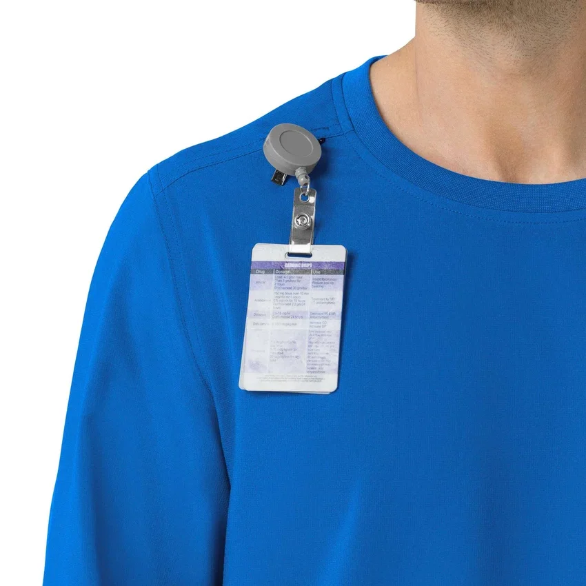 Force Cross-Flex scrubshirt met ronde hals en lange armstukken