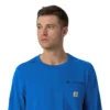 Force Cross-Flex scrubshirt met ronde hals en lange armstukken