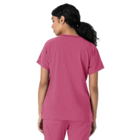 Force Cross-Flex-scrubtop met ronde hals voor dames