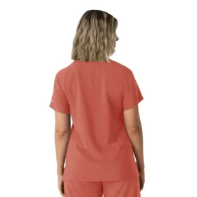Force Cross-Flex-scrubtop met ronde hals voor dames