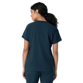 Force Cross-Flex-scrubtop met ronde hals voor dames