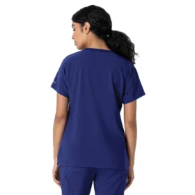 Force Cross-Flex-scrubtop met ronde hals voor dames