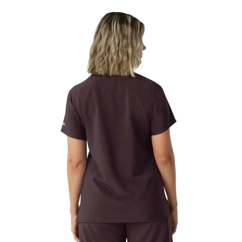 Force Cross-Flex-scrubtop met ronde hals voor dames
