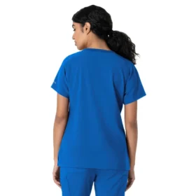 Force Cross-Flex-scrubtop met ronde hals voor dames