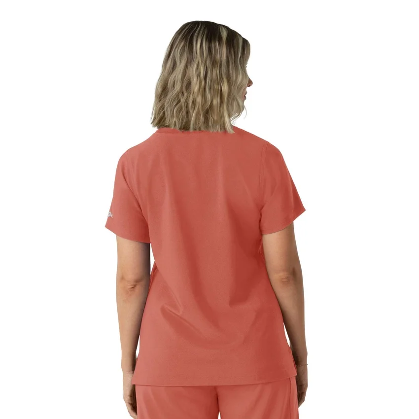 Force Cross-Flex-scrubtop met ronde hals voor dames