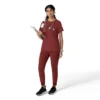 Force Cross-Flex-scrubtop met ronde hals voor dames