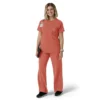 Force Cross-Flex-scrubtop met ronde hals voor dames