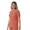 Force Cross-Flex-scrubtop met ronde hals voor dames
