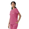 Force Cross-Flex-scrubtop met ronde hals voor dames