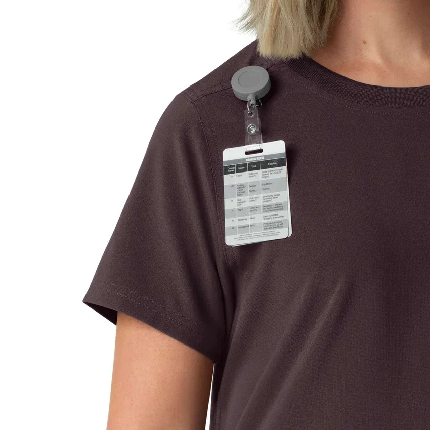 Force Cross-Flex-scrubtop met ronde hals voor dames