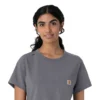 Force Cross-Flex-scrubtop met ronde hals voor dames