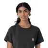 Force Cross-Flex-scrubtop met ronde hals voor dames