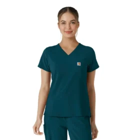 Force Cross-Flex-scrubtop voor dames om in de broek te stoppen