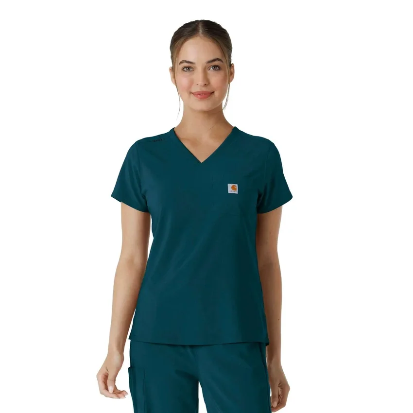 Force Cross-Flex-scrubtop voor dames om in de broek te stoppen