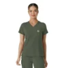 Force Cross-Flex-scrubtop voor dames om in de broek te stoppen