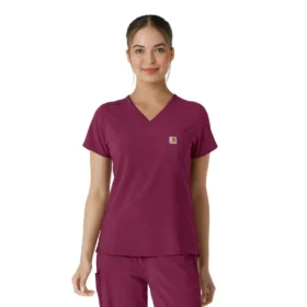 Force Cross-Flex-scrubtop voor dames om in de broek te stoppen