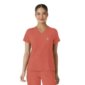 Force Cross-Flex-scrubtop voor dames om in de broek te stoppen