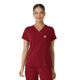 Force Cross-Flex-scrubtop voor dames om in de broek te stoppen