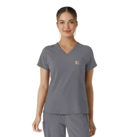 Force Cross-Flex-scrubtop voor dames om in de broek te stoppen