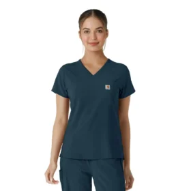 Force Cross-Flex-scrubtop voor dames om in de broek te stoppen