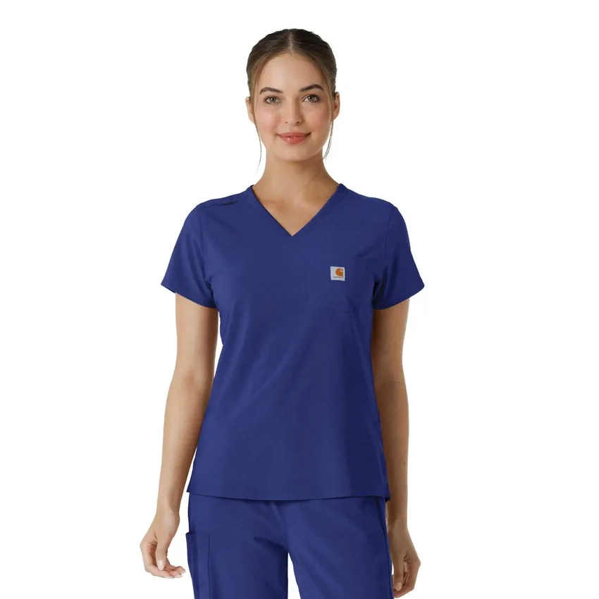 Force Cross-Flex-scrubtop voor dames om in de broek te stoppen