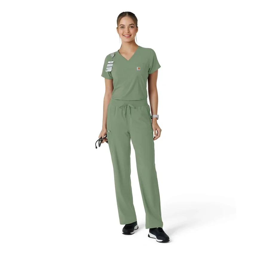 Force Cross-Flex-scrubtop voor dames om in de broek te stoppen