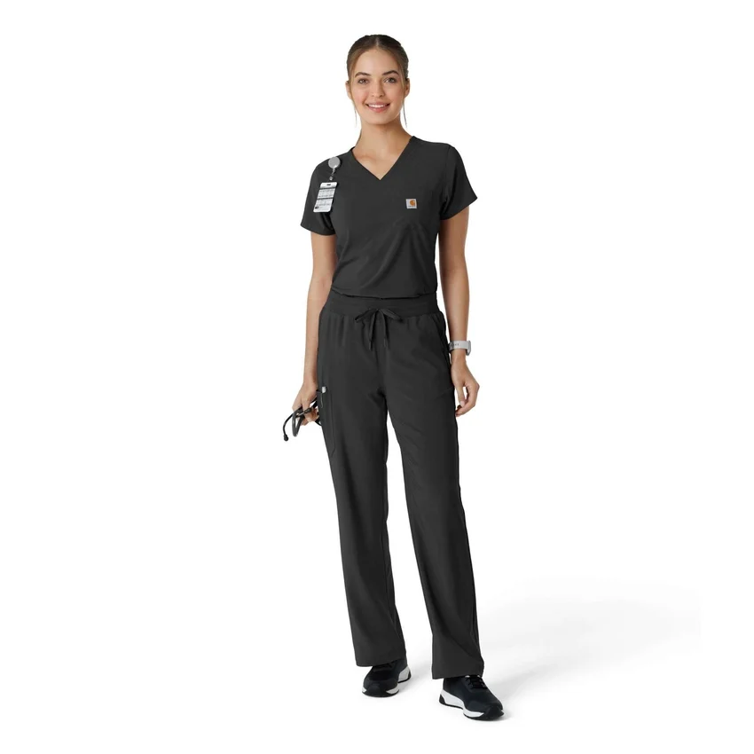 Force Cross-Flex-scrubtop voor dames om in de broek te stoppen