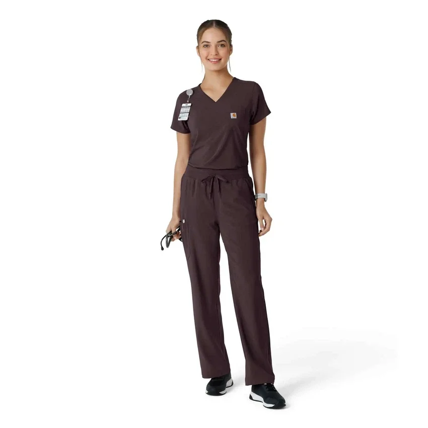 Force Cross-Flex-scrubtop voor dames om in de broek te stoppen