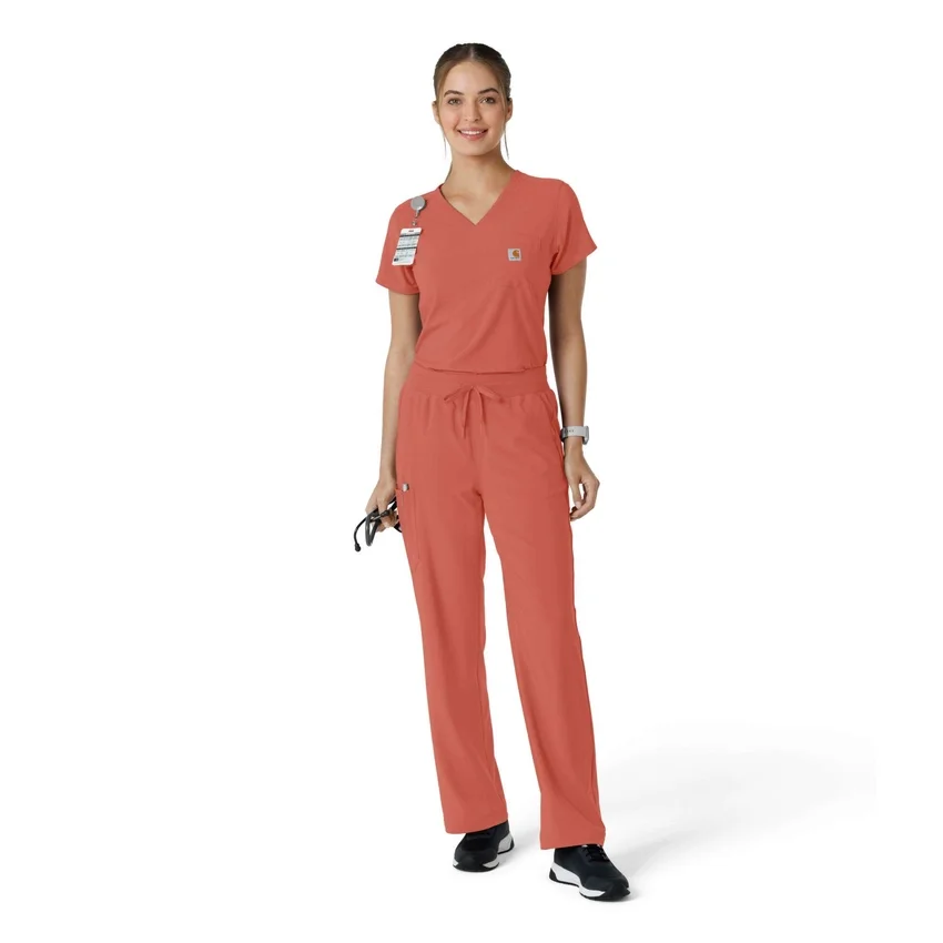 Force Cross-Flex-scrubtop voor dames om in de broek te stoppen