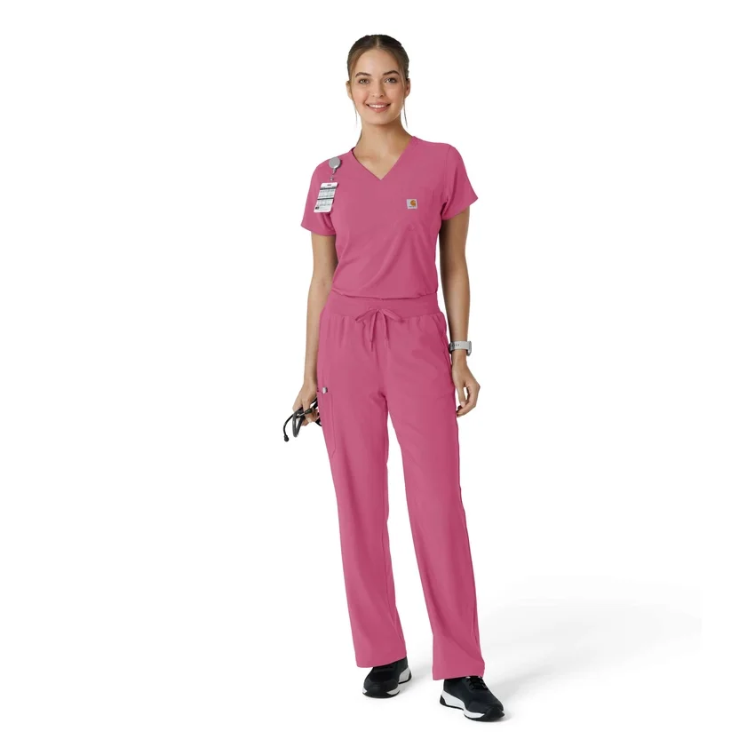 Force Cross-Flex-scrubtop voor dames om in de broek te stoppen
