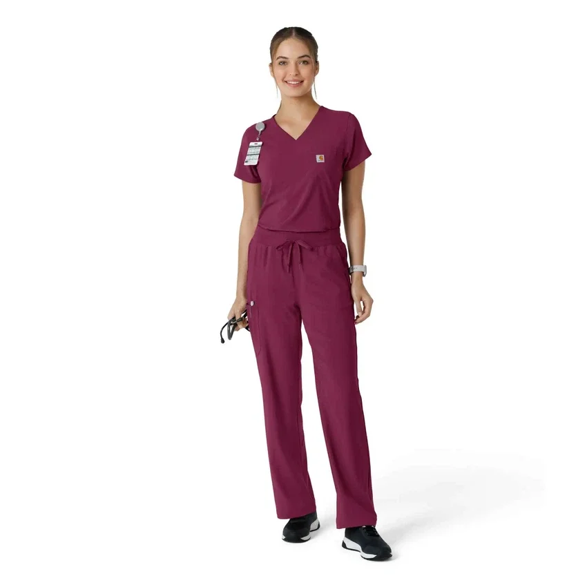 Force Cross-Flex-scrubtop voor dames om in de broek te stoppen