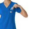 Force Cross-Flex-scrubtop voor dames om in de broek te stoppen