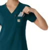 Force Cross-Flex-scrubtop voor dames om in de broek te stoppen