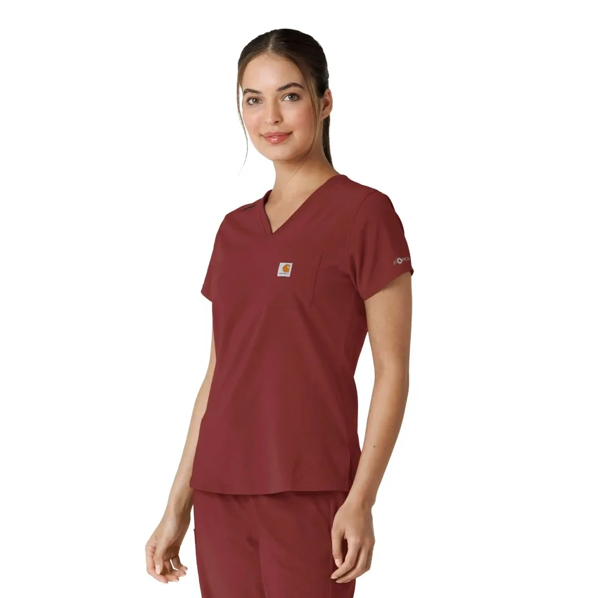 Force Cross-Flex-scrubtop voor dames om in de broek te stoppen