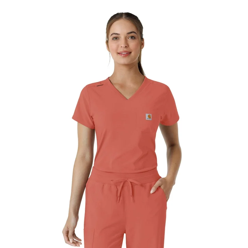 Force Cross-Flex-scrubtop voor dames om in de broek te stoppen