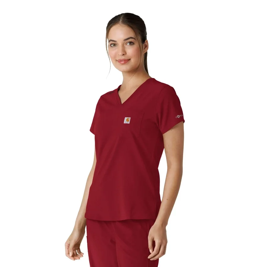 Force Cross-Flex-scrubtop voor dames om in de broek te stoppen