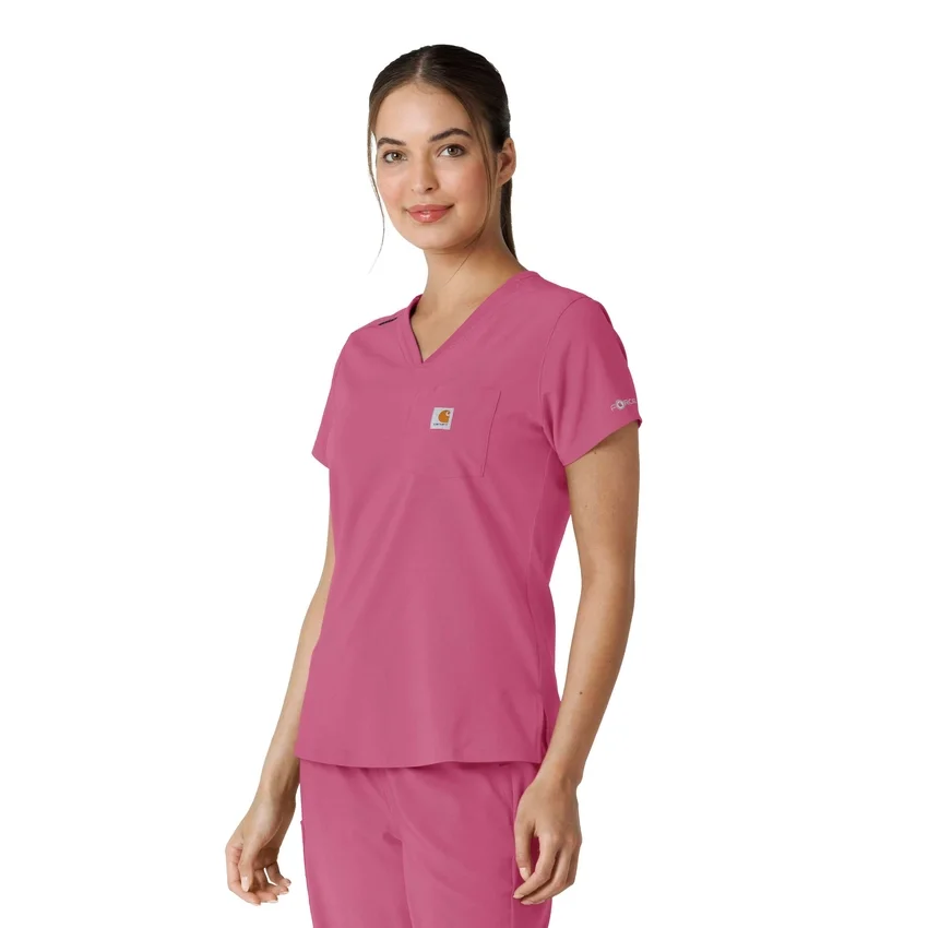 Force Cross-Flex-scrubtop voor dames om in de broek te stoppen