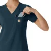 Force Cross-Flex-scrubtop voor dames om in de broek te stoppen