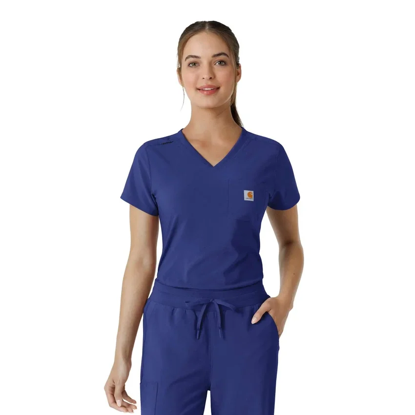 Force Cross-Flex-scrubtop voor dames om in de broek te stoppen