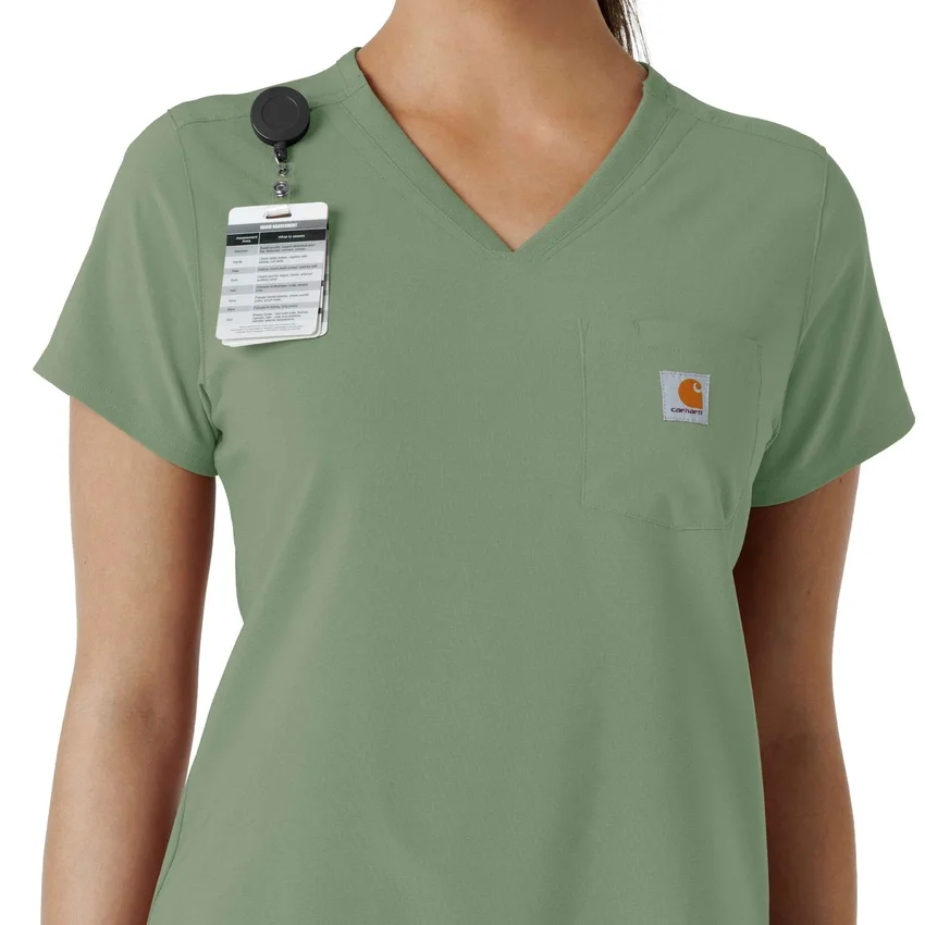 Force Cross-Flex-scrubtop voor dames om in de broek te stoppen