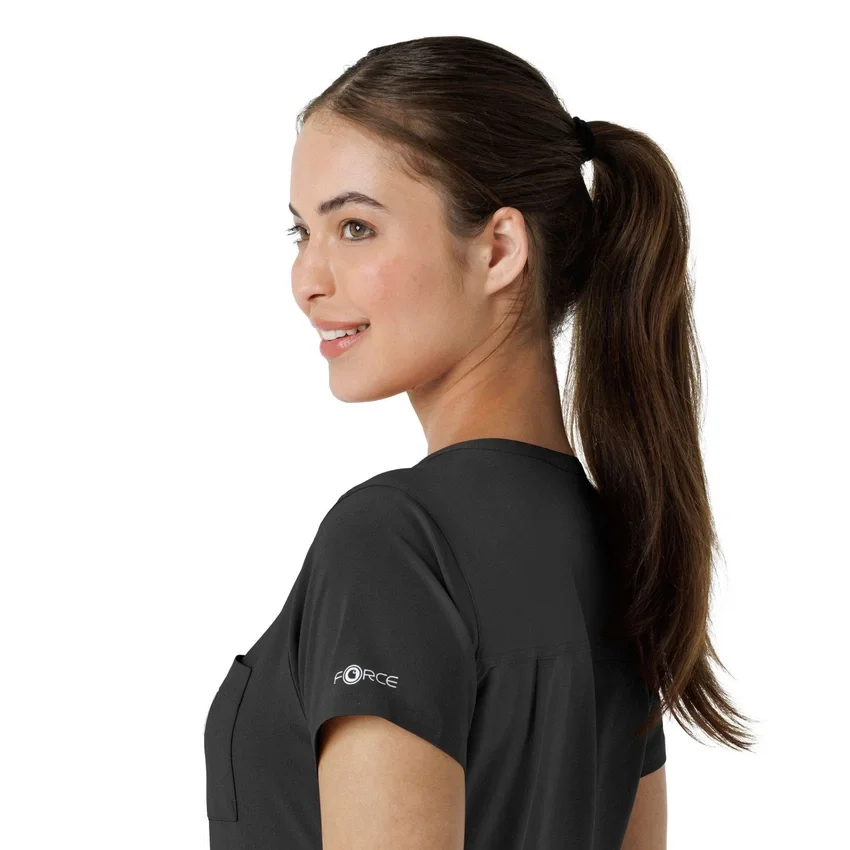 Force Cross-Flex-scrubtop voor dames om in de broek te stoppen