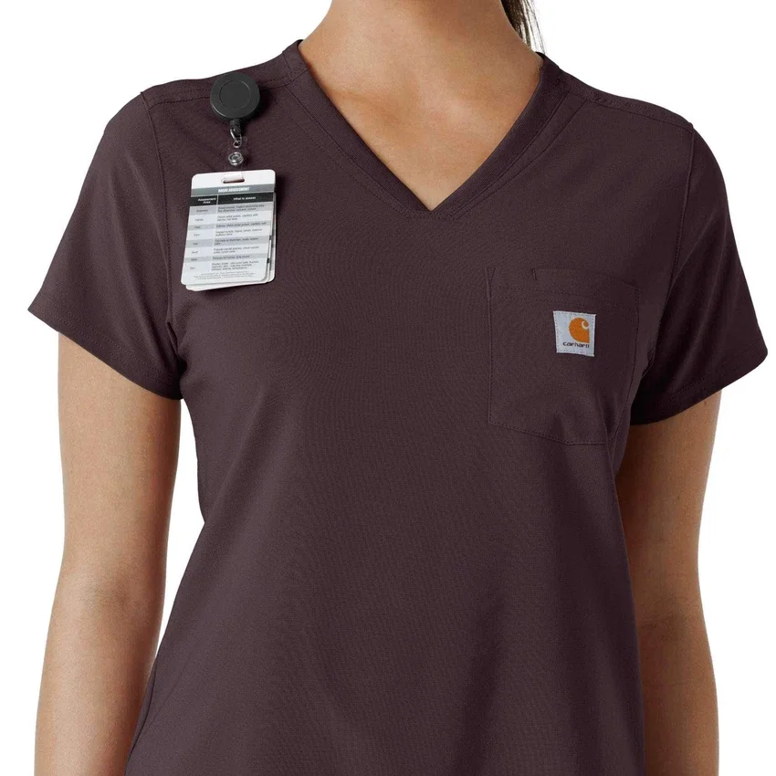 Force Cross-Flex-scrubtop voor dames om in de broek te stoppen