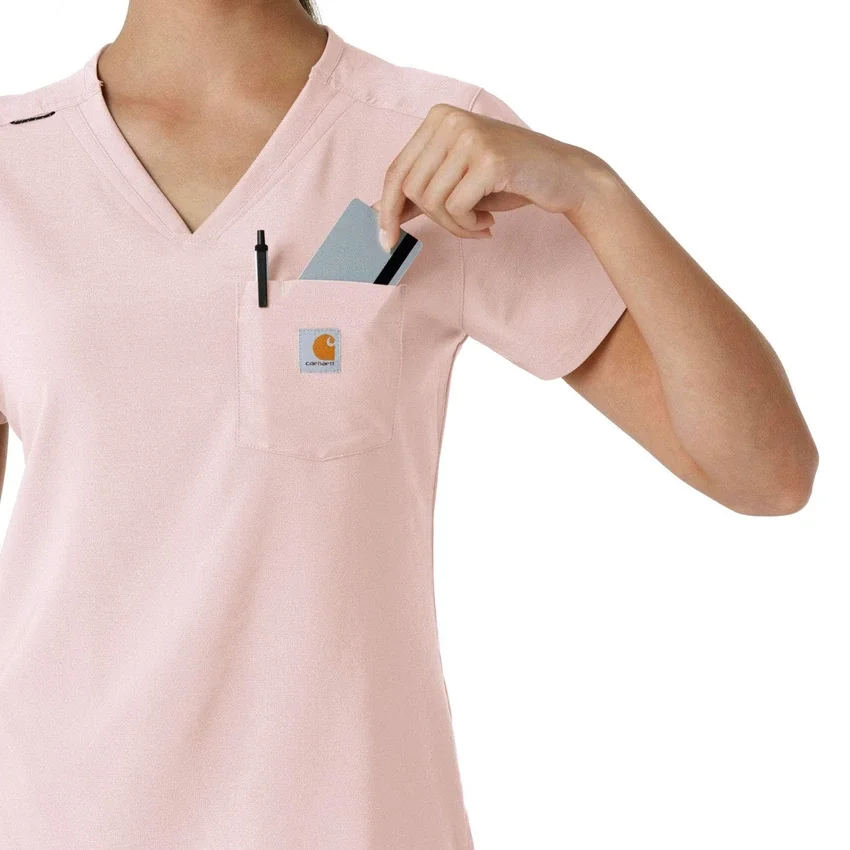 Force Cross-Flex-scrubtop voor dames om in de broek te stoppen