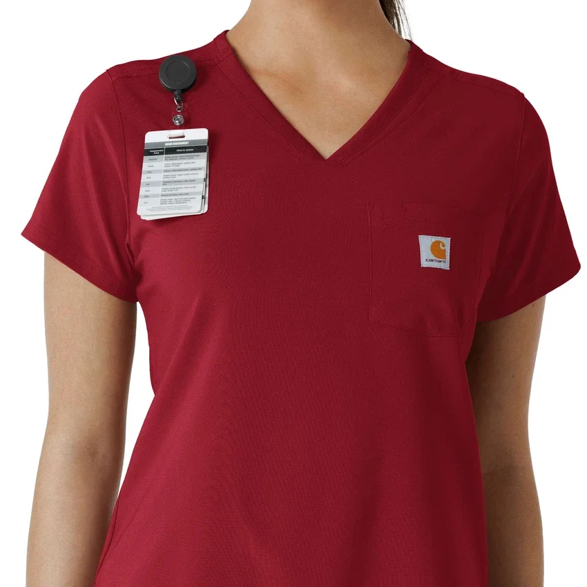 Force Cross-Flex-scrubtop voor dames om in de broek te stoppen